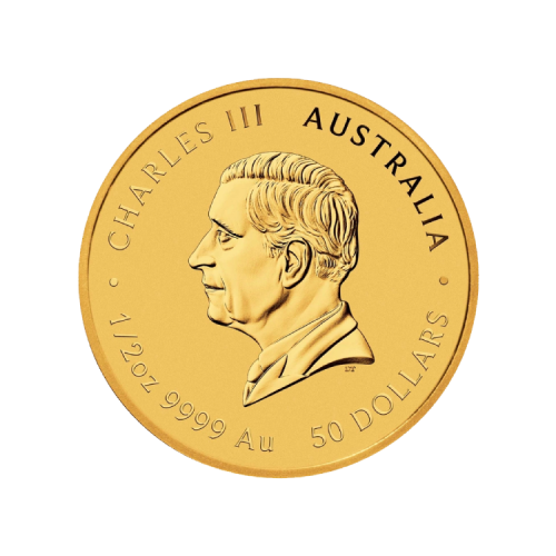 Thumbnail 1/2 oz de oro Lunar III Año del Caballo 2026 back