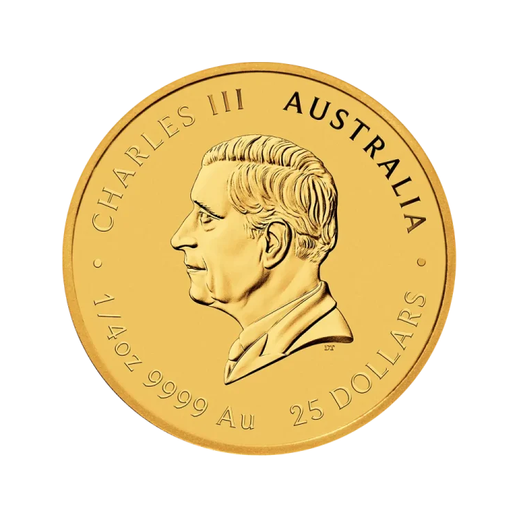 1/4 oz d'or Lunar III Année du Cheval 2026 back