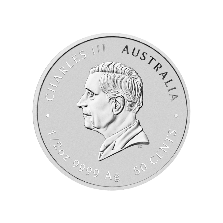 1/2 oz d'argent Lunar III 2026 Année du Cheval back