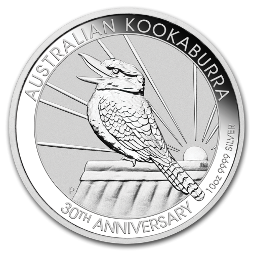 Thumbnail 10 oz Kookaburra Zilveren Munt 2020 voorkant