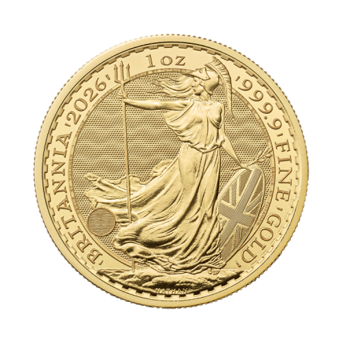 Thumbnail Front 1 troy ounce gold Britannia 2026