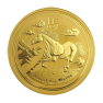 1 oz Lunar Goldmünze 2014 front
