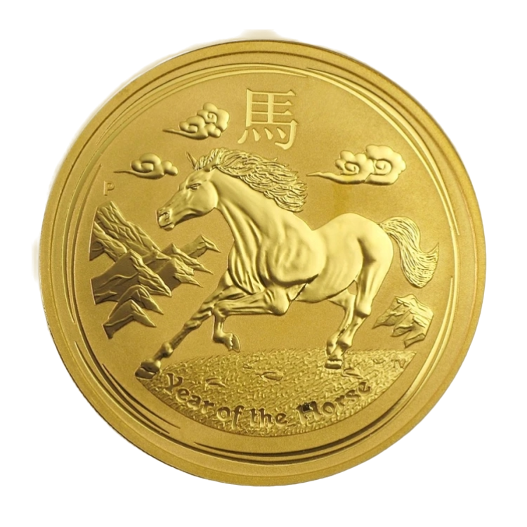 1 oz Lunar Or 2014 back