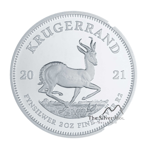 Thumbnail Obverse 2 oz silver Krugerrand 2021
