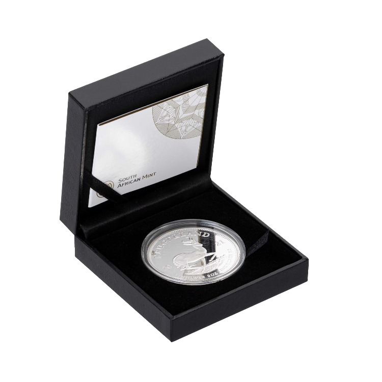 Packaging 2 oz silver Krugerrand