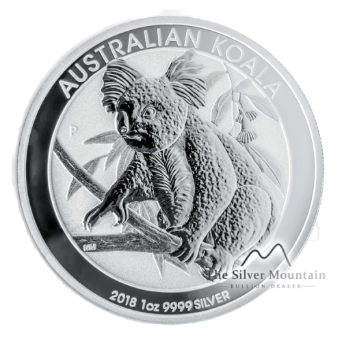 Thumbnail 1 oz Koala Silbermünze 2018 front