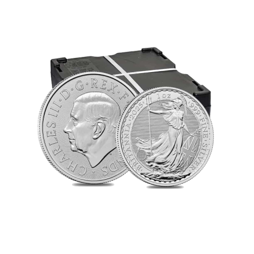 Thumbnail 1 Troyunze Silber Britannia Münze 2025 angle 2