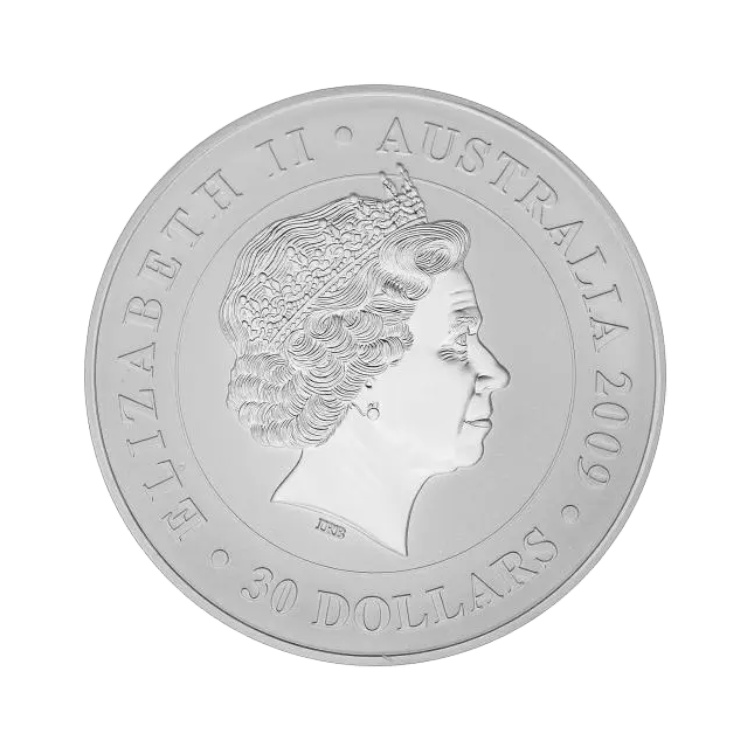 1 kilo Koala Silbermünze 2009 back