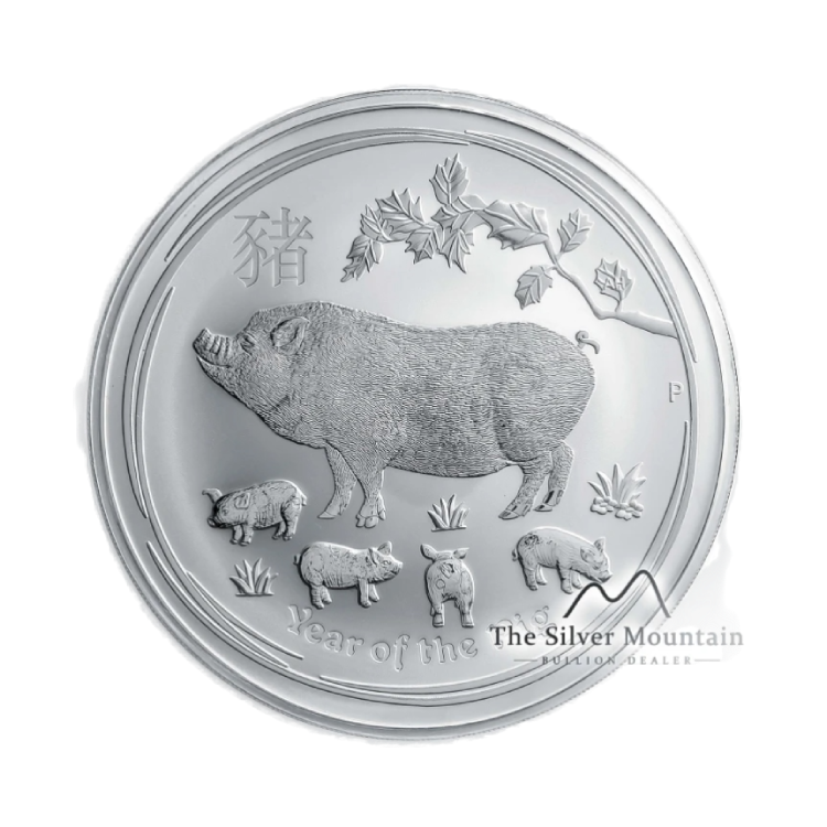 1 kilo Lunar Plata 2019 front