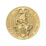 1 Troy ounce gold coin Queens Beasts Yale of Beaufort 2019 front