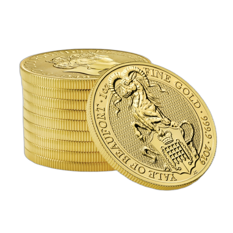 1 oz Royal Mint Goldmünze 2019 angle 1