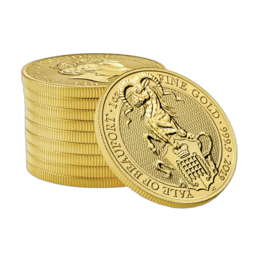 Thumbnail 1 oz Royal Mint Goldmünze 2019 angle 1