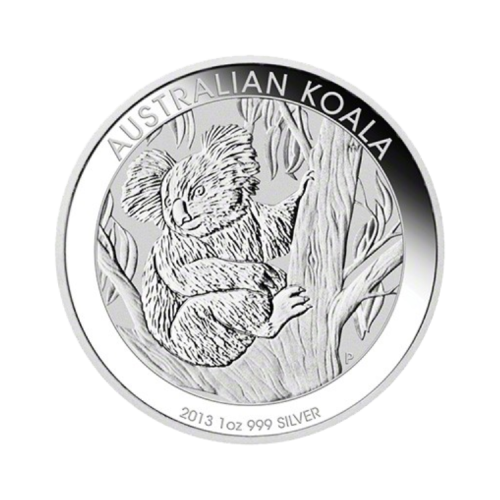 Thumbnail 1 kilo Koala Silbermünze 2013 front