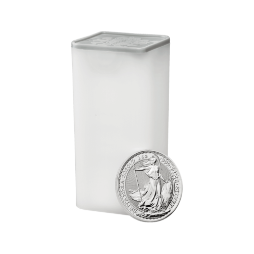 Thumbnail 1 oz silver Britannia tube