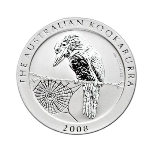 Thumbnail 1 kilo Kookaburra Silbermünze 2008 front