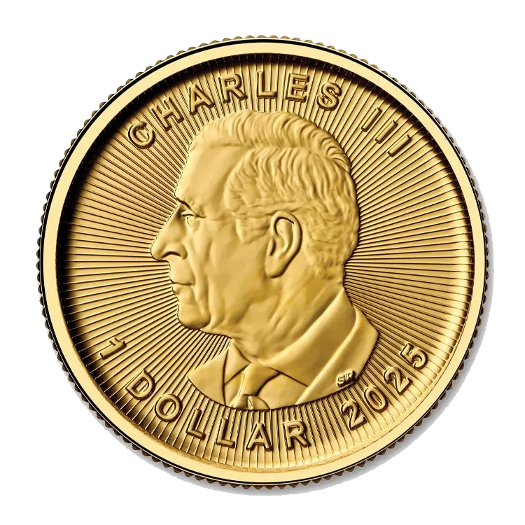1/20 oz Maple Leaf Goldmünze 2024 back