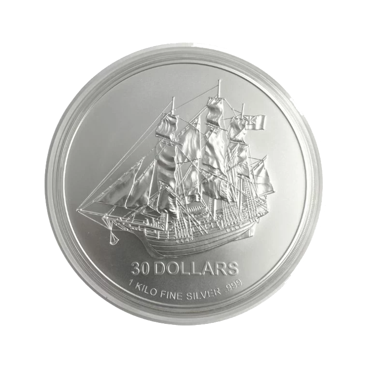 1 kilo New Zealand Mint Plata Años Diversions front