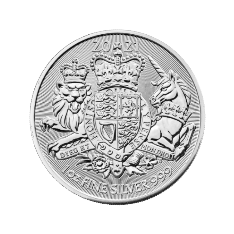 1 Troy ounce silver coin Royal Arms 2021