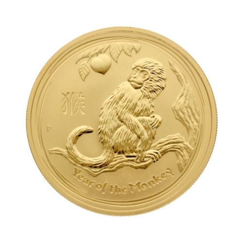 Thumbnail 1 troy ounce gold Lunar Year of the Monkey 2016