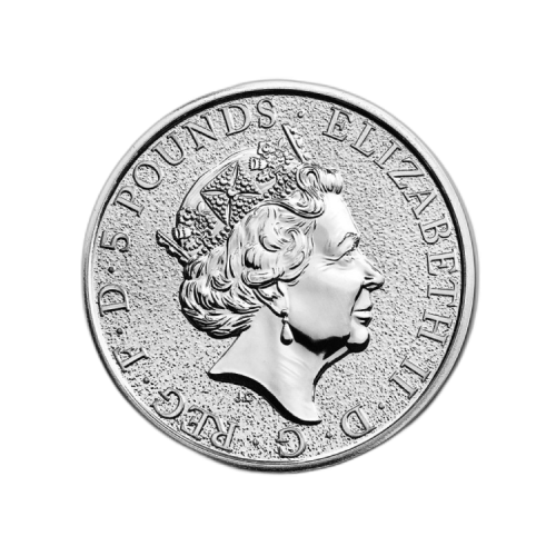 Thumbnail 2 oz Queens Beasts d'Argent 2016 back