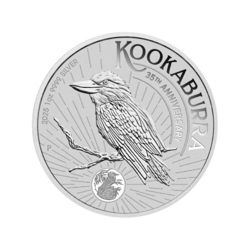 Thumbnail 1 oz silver Kookaburra 2025 obverse