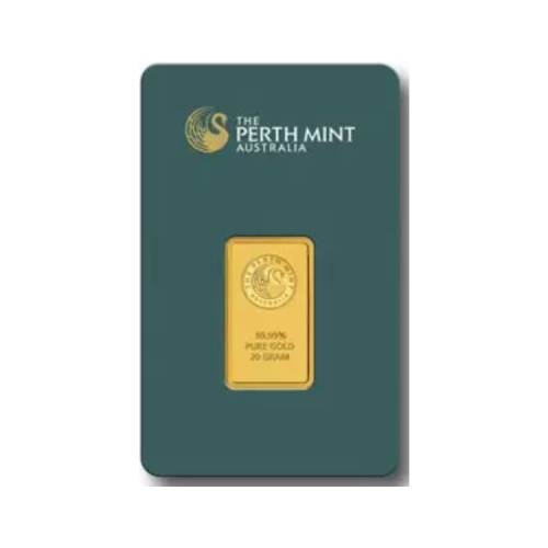 Thumbnail Gold bar 20 grams Perth Mint