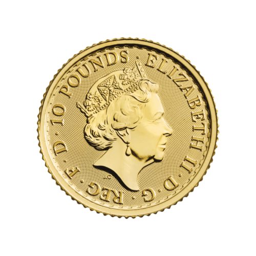 Thumbnail 1/10 oz Britannia Oro 2020 back