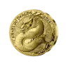 1 once troy d'or pièce Année du Dragon - épreuve 2024 front