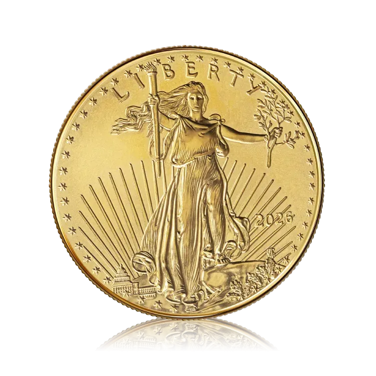 1 oz American Eagle Oro 2026 front