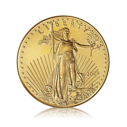 Thumbnail 1 oz American Eagle Oro 2026 front