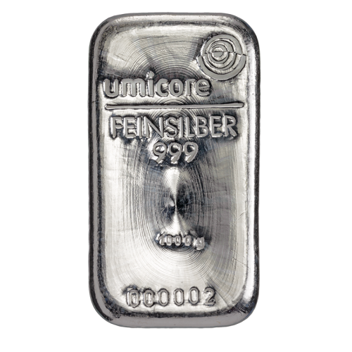 Thumbnail 1 kilo silver bar Umicore