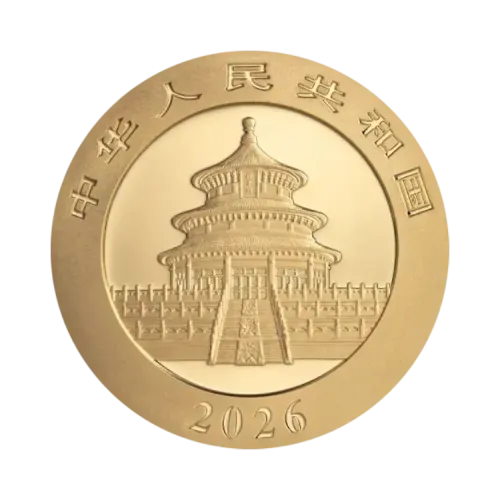 Thumbnail Reverse 30 gram gold Panda coin 2026