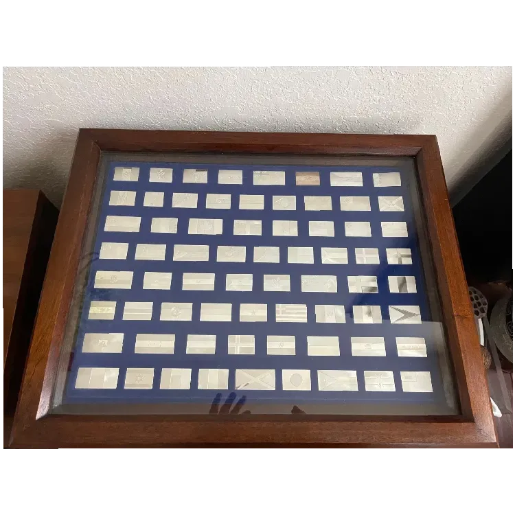 3.931g Franklin Mint Plata Años Diversions back