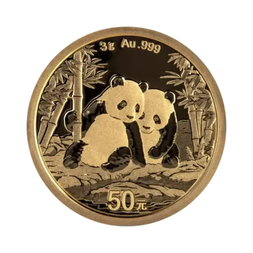 Thumbnail 3 gram gold Panda coin 2026