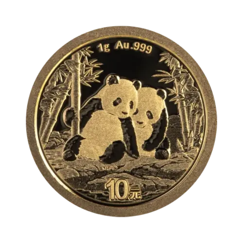 Thumbnail 1 gram gold Panda coin from 2026