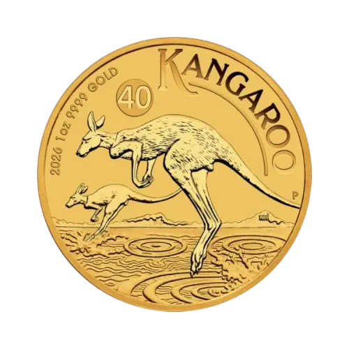 Thumbnail 1 oz gold Kangaroo coin 2026
