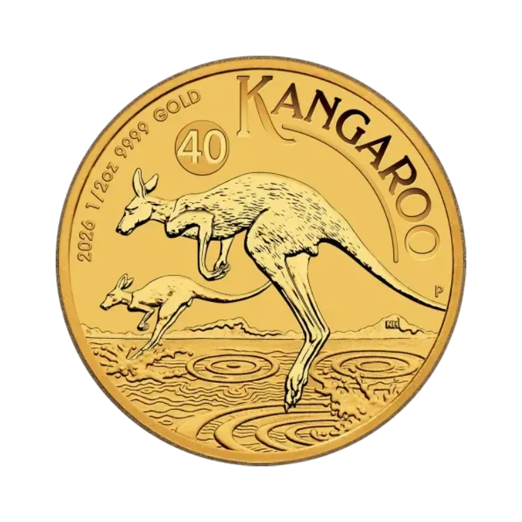 1/2 oz gold Kangaroo coin 2026