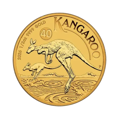 Thumbnail 1/2 oz gold Kangaroo coin 2026