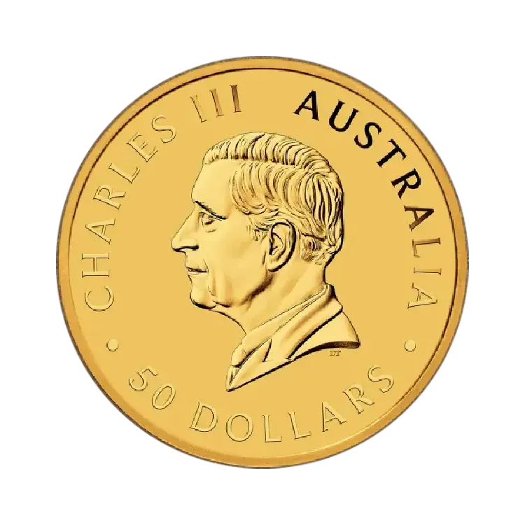 Charles III 1/2 oz gold Kangaroo