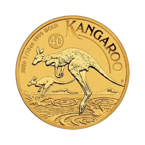 Thumbnail Gold Kangaroo 1/10 troy ounce gold