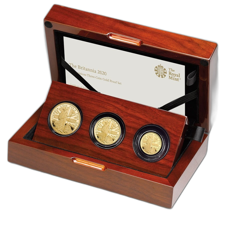 26g Britannia Proof Gold Coin 2020 front
