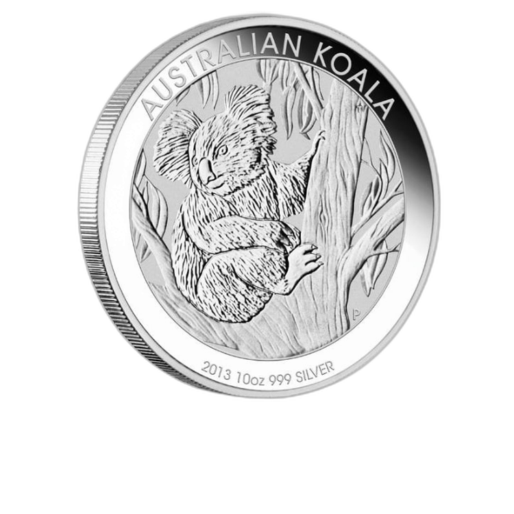 10 oz Koala Zilveren Munt 2013 voorkant