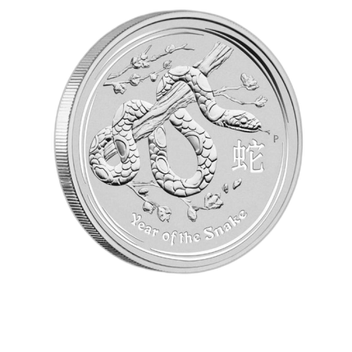 Thumbnail 5 oz Lunar Zilveren Munt 2013 achterkant