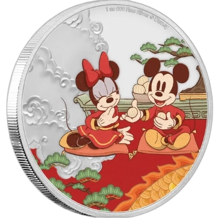 1 oz Disney Zilveren Munt 2020 voorkant
