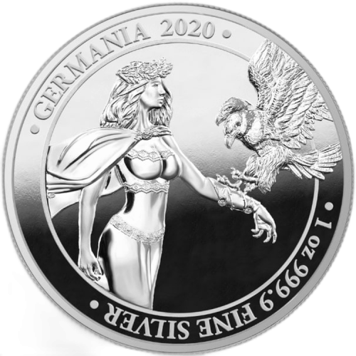 Thumbnail 1 oz Germania Silbermünze 2020 front