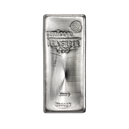 Thumbnail 10 kilo Umicore Lingot d'Argent front