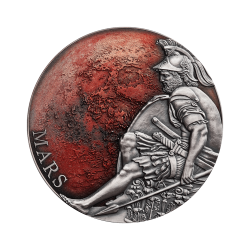 Thumbnail 3 troy ounce zilveren munt Kameroen - Mars 2020 voorkant