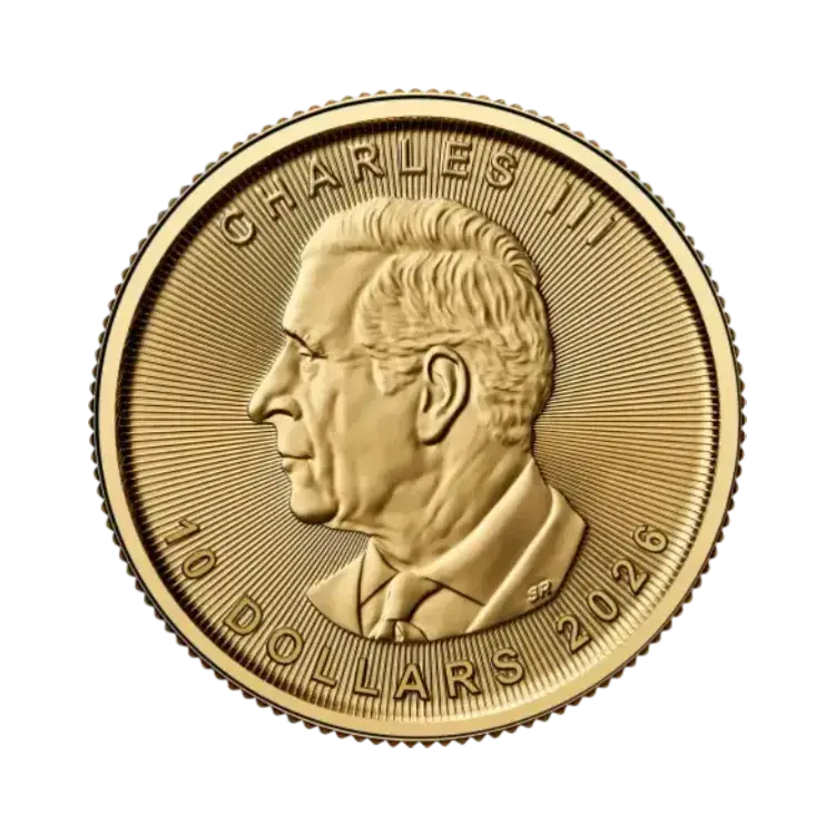 1/4 troy ounce gold Maple Leaf