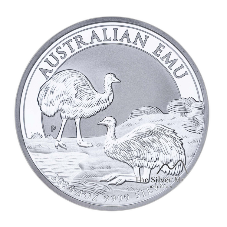 1 oz Emoe Silver Coin 2020 front