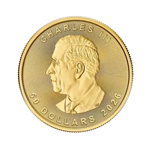Thumbnail Reverse 1 troy ounce gold Maple Leaf
